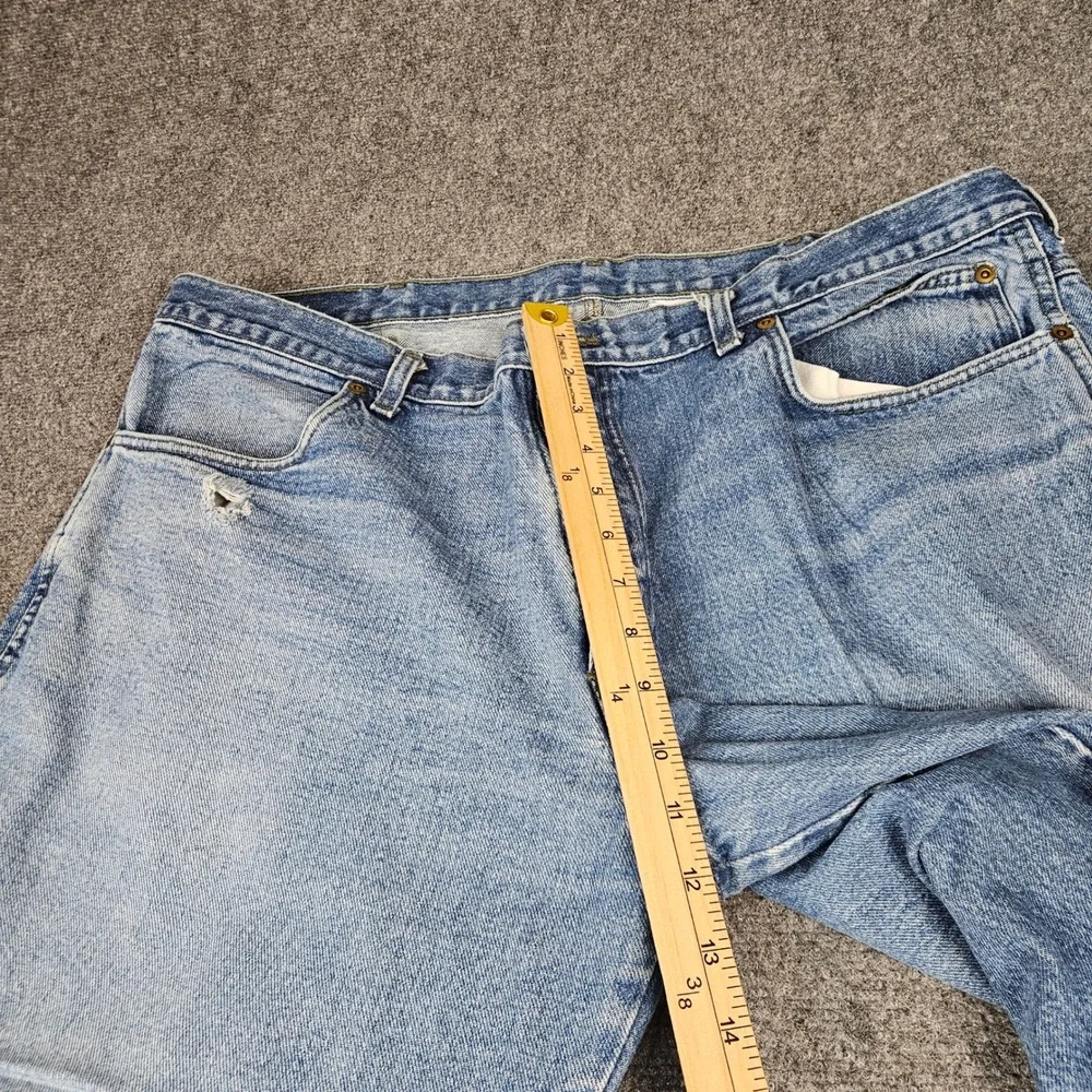 Draggin Jeans Kevlar Lined Motorcycle Riding Pants Light Wash Denim Mens 42x30
